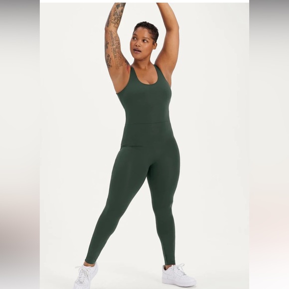 Girlfriend Collective Moss Scoop Unitard Size XXS - Picture 4 of 10